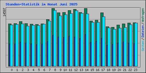 Stunden-Statistik im Monat Juni 2025